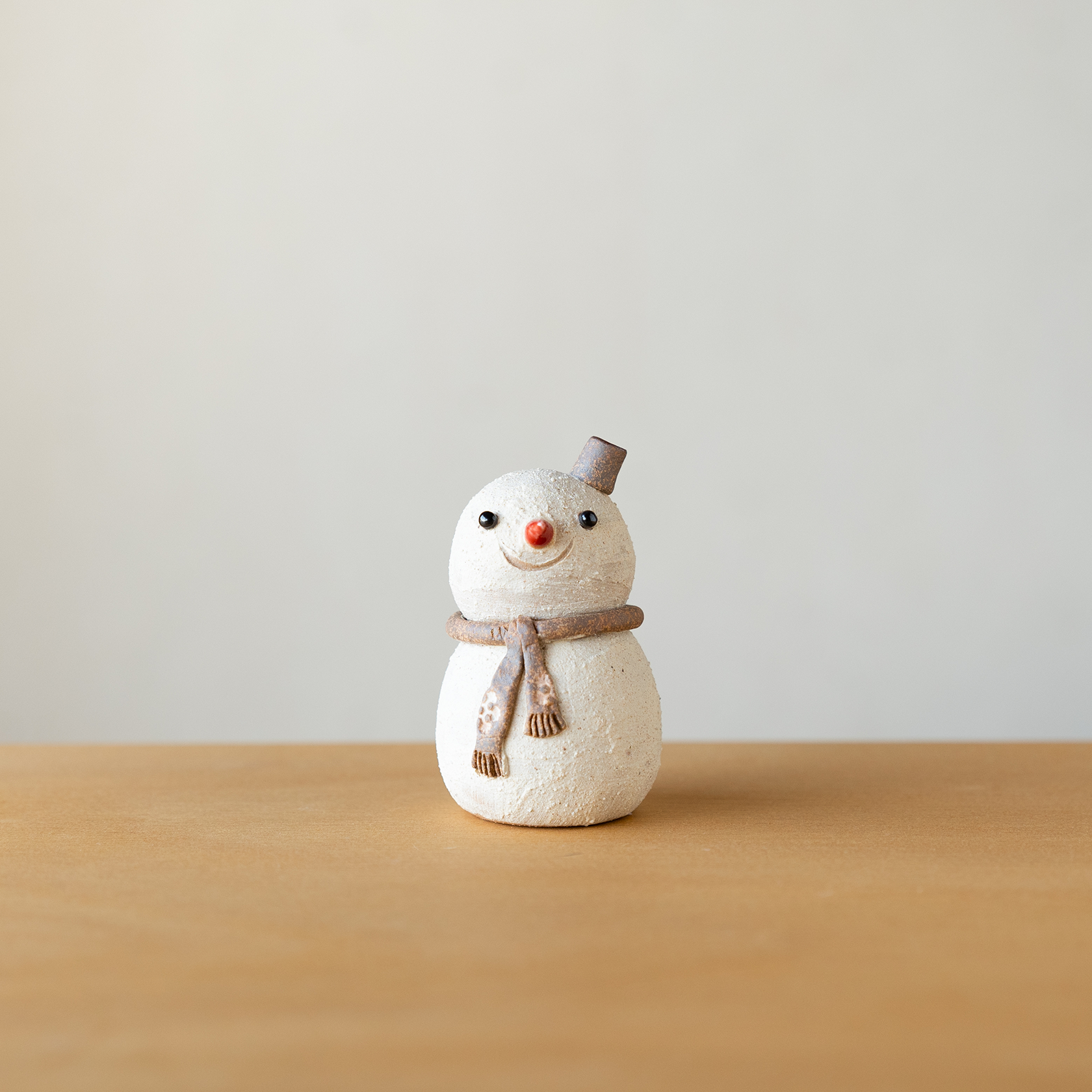 Handcrafted Shigaraki Festive Doll inSanta, , – Christmas, made in Japan