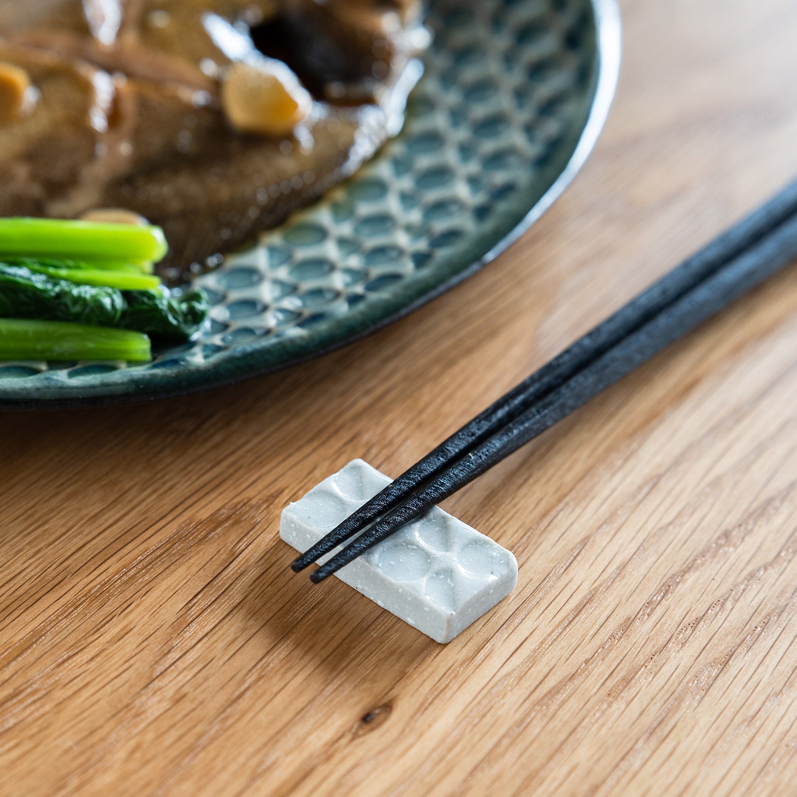 Chopstick Rests-handmade Shigaraki Tableware / Cutlery Rests-Hitotsuki-Meizan Kiln