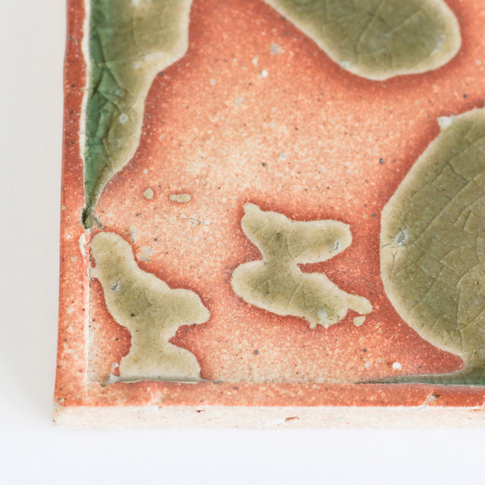 Square Plate L-handmade Shigaraki Tableware / Plates-Koshigaraki-Meizan Kiln