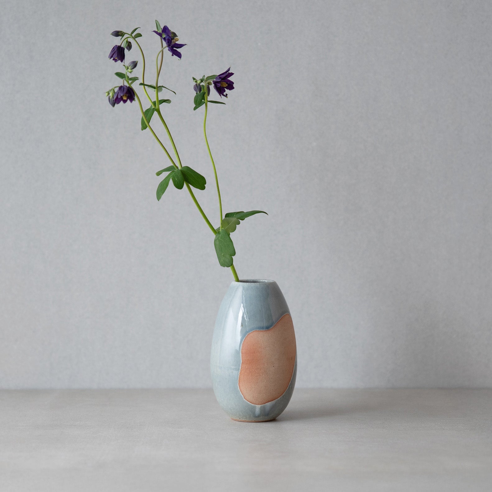 Handcrafted Shigaraki Medium Vase inIvory, , – ma, made in Japan