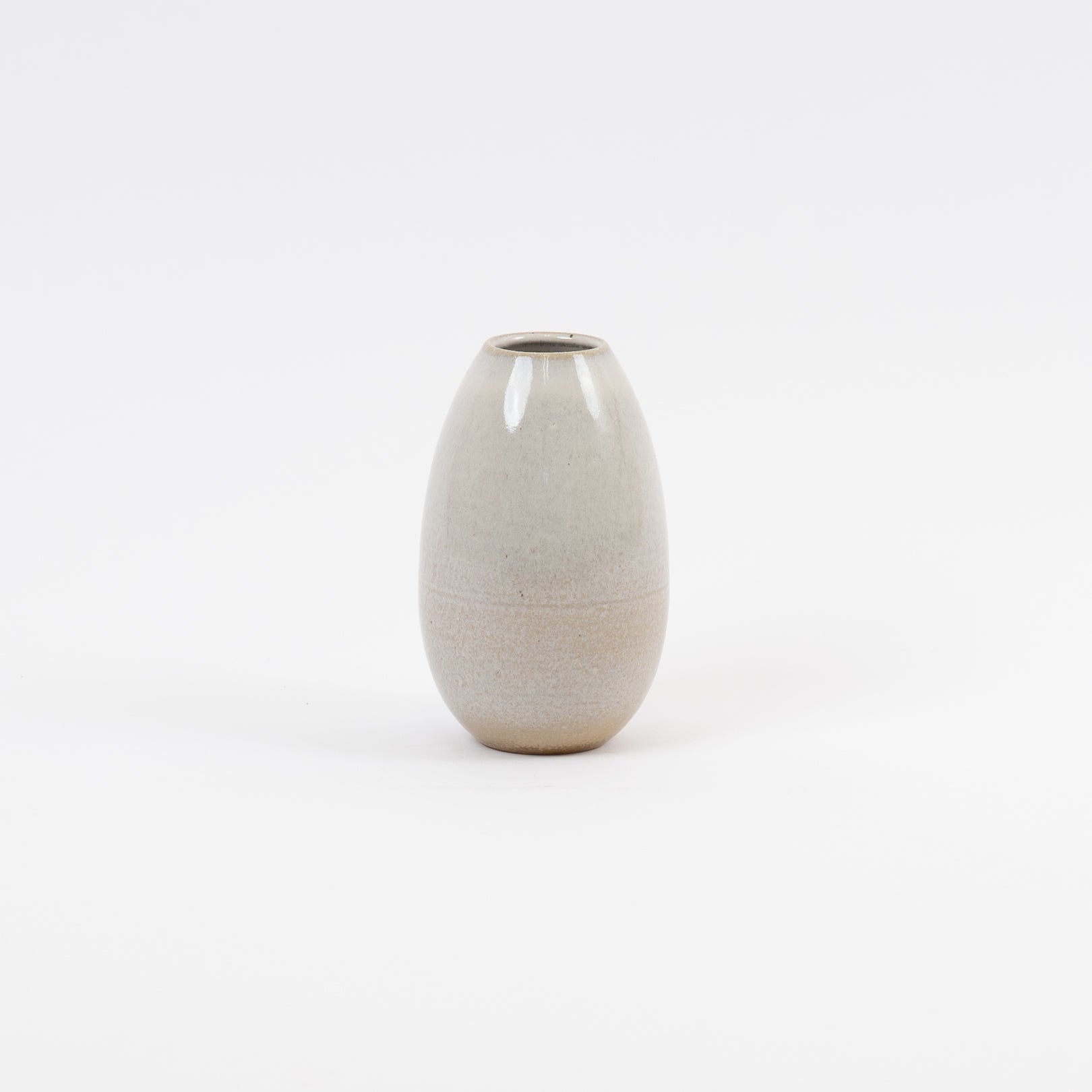 Handcrafted Shigaraki Medium Vase inIvory, , – ma, made in Japan
