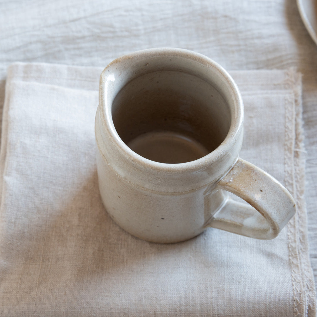 Handcrafted Shigaraki Milk Pitcher inNatural, , – Clay Cooking Utensils, made in Japan
