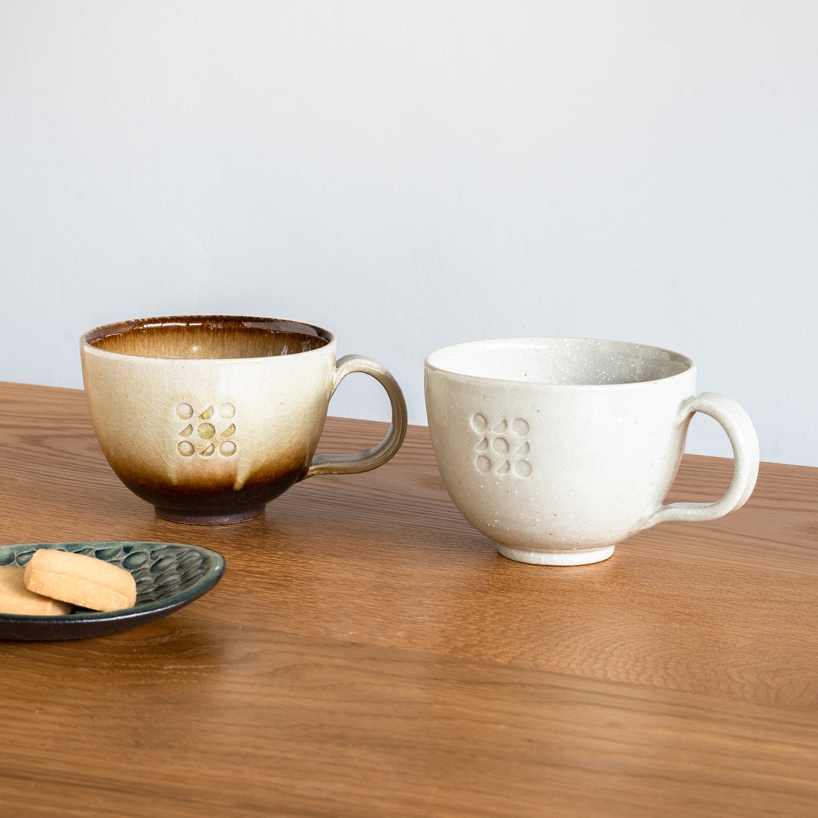 Handcrafted Shigaraki Mug inCeladon, , – Hitotsuki, made in Japan