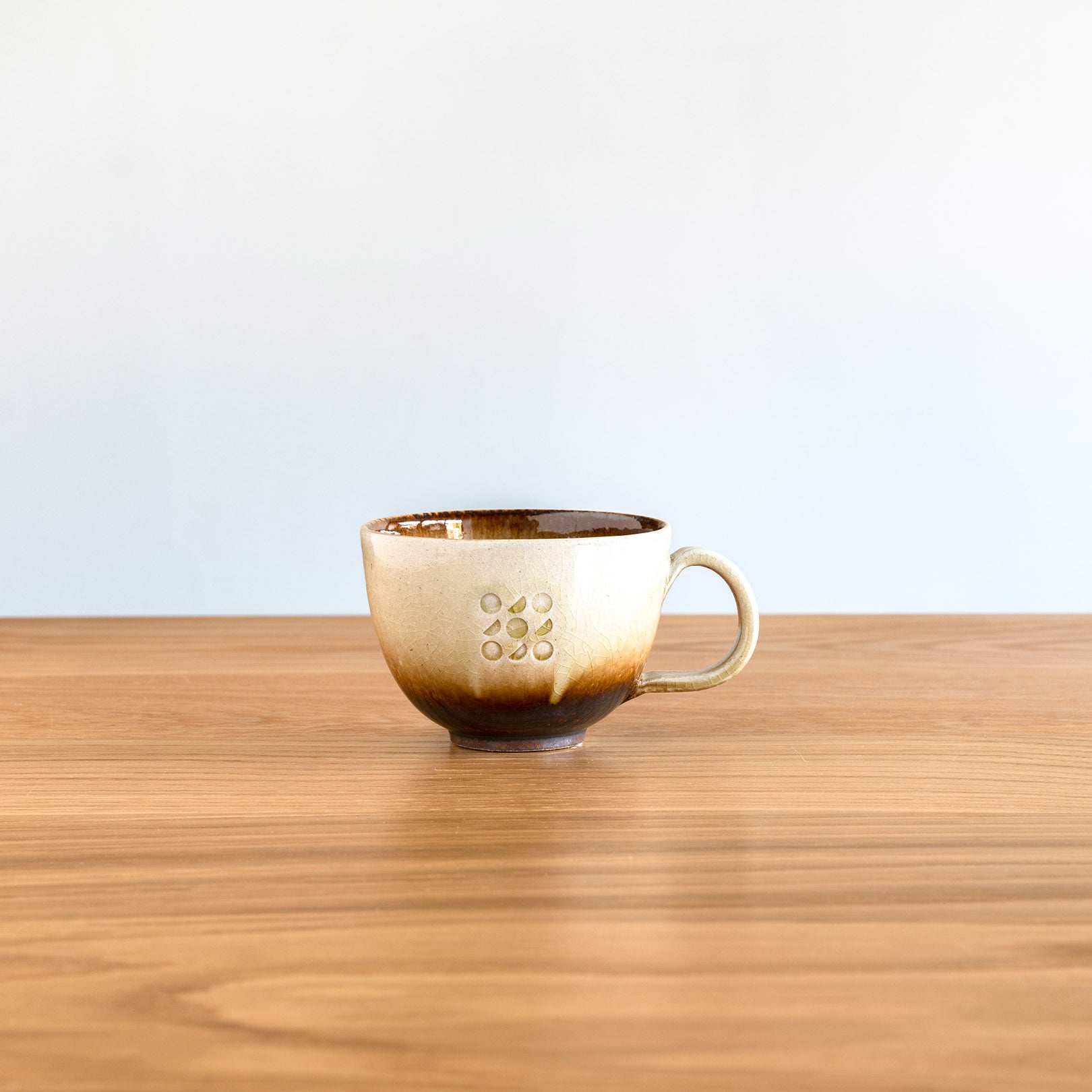 Handcrafted Shigaraki Mug inCeladon, , – Hitotsuki, made in Japan
