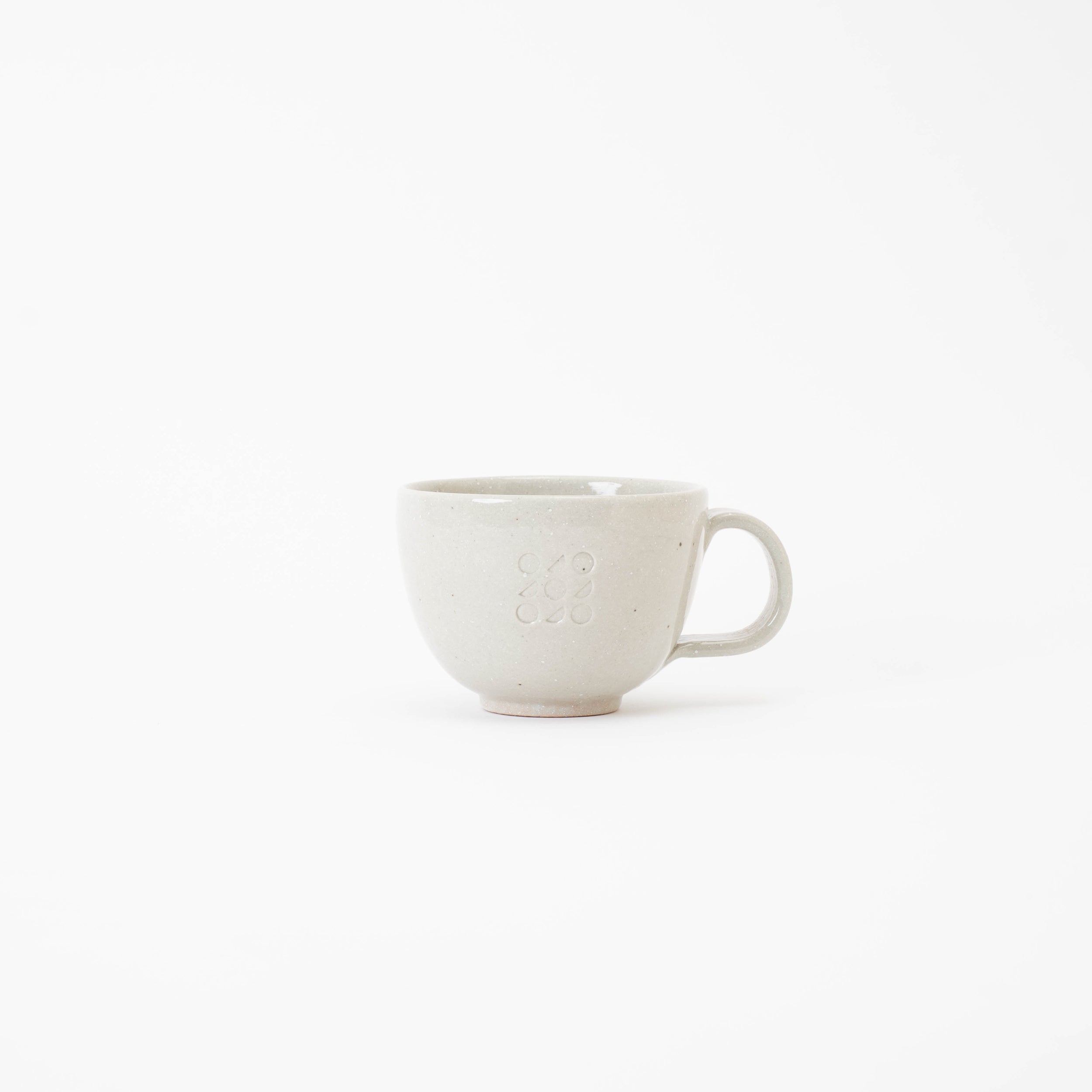 Handcrafted Shigaraki Mug inMoon White, , – Hitotsuki, made in Japan