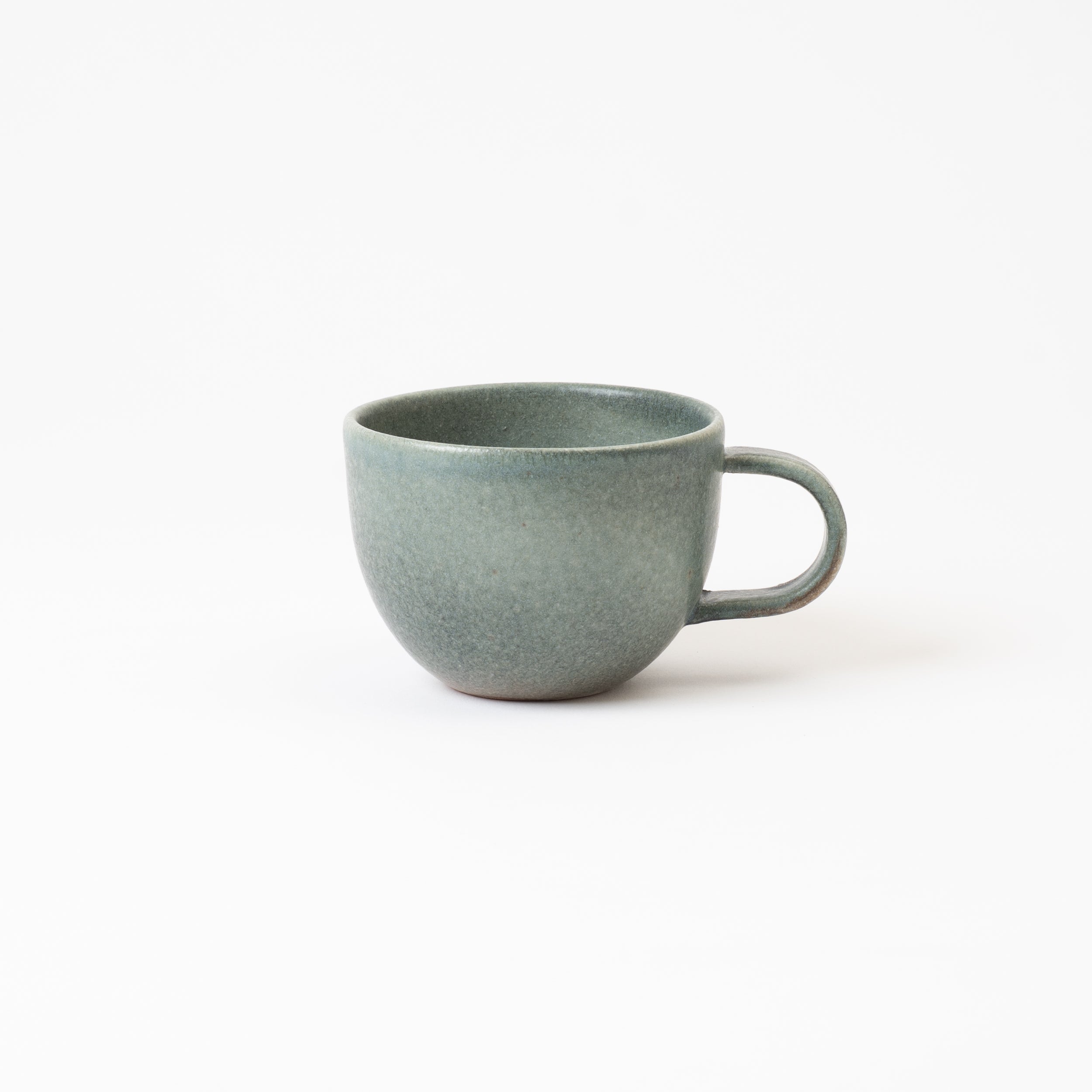 Handcrafted Shigaraki Mug inCeladon, , – TEIBAN WARE, made in Japan