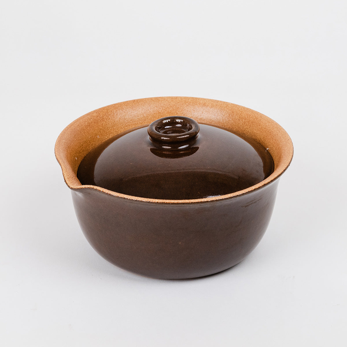 Microwave Clay Steamer-handmade Shigaraki Kitchenware / Steamers-Clay Cooking Utensils-Meizan Kiln