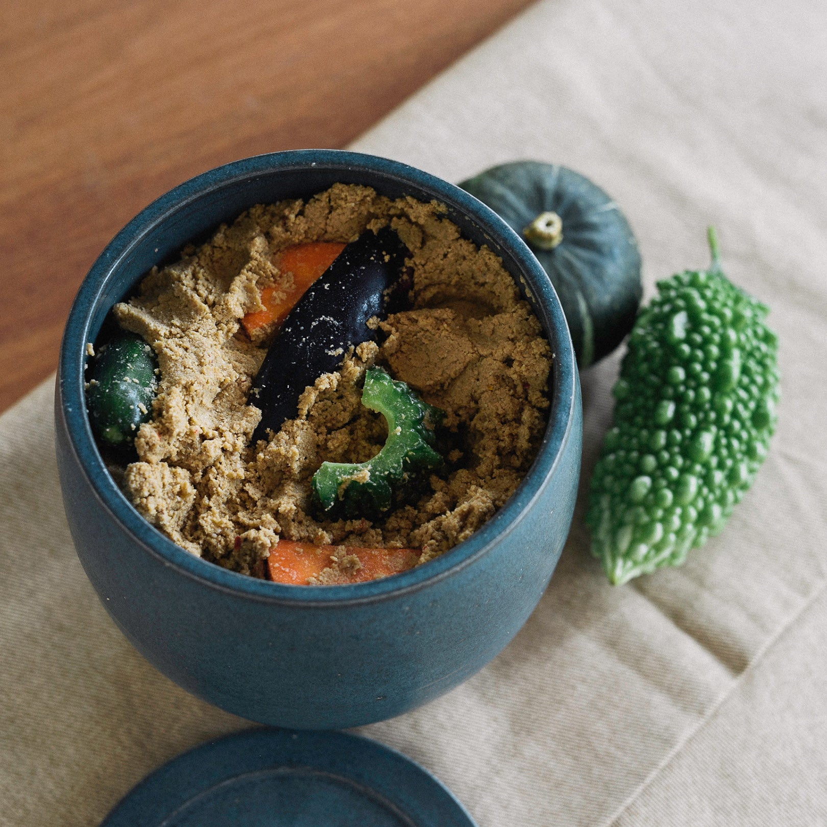 Pickling Jar-handmade Shigaraki Kitchenware / Pickling Jars-Clay Cooking Utensils-Meizan Kiln