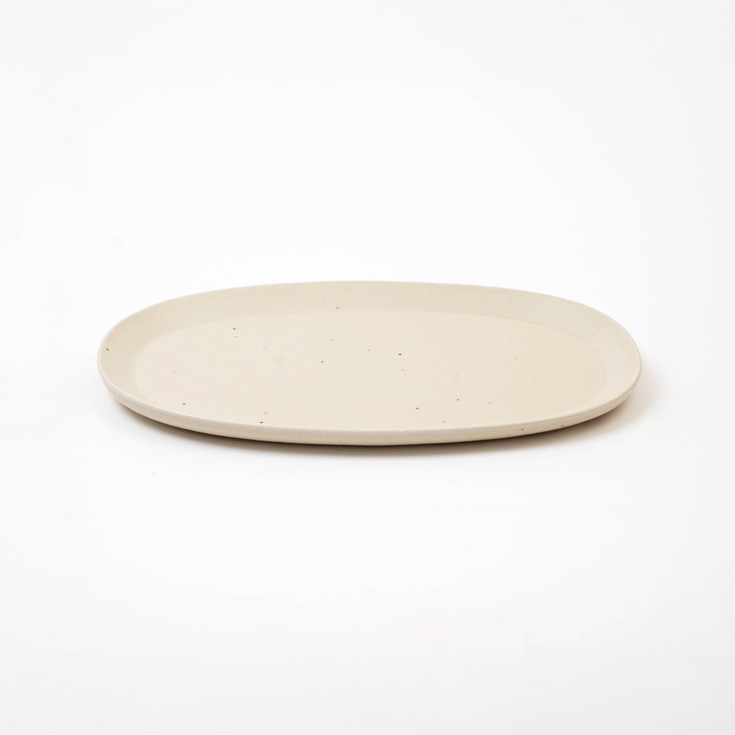 Handcrafted Shigaraki Oval Plate inNatural, , – TEIBAN WARE, made in Japan