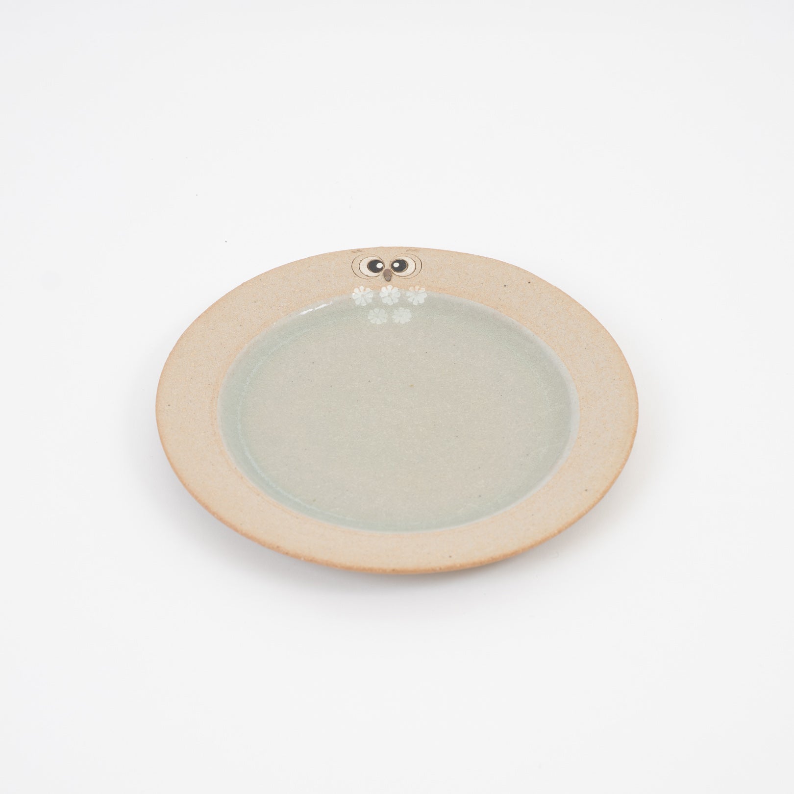 Handcrafted Shigaraki Owl Plate inPerfectly Round Owl, , – hoccori, made in Japan