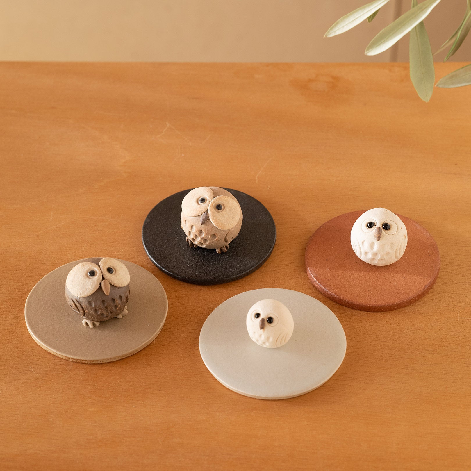 Simple Plate Small-handmade Shigaraki Homeware / Trays-Christmas-Meizan Kiln