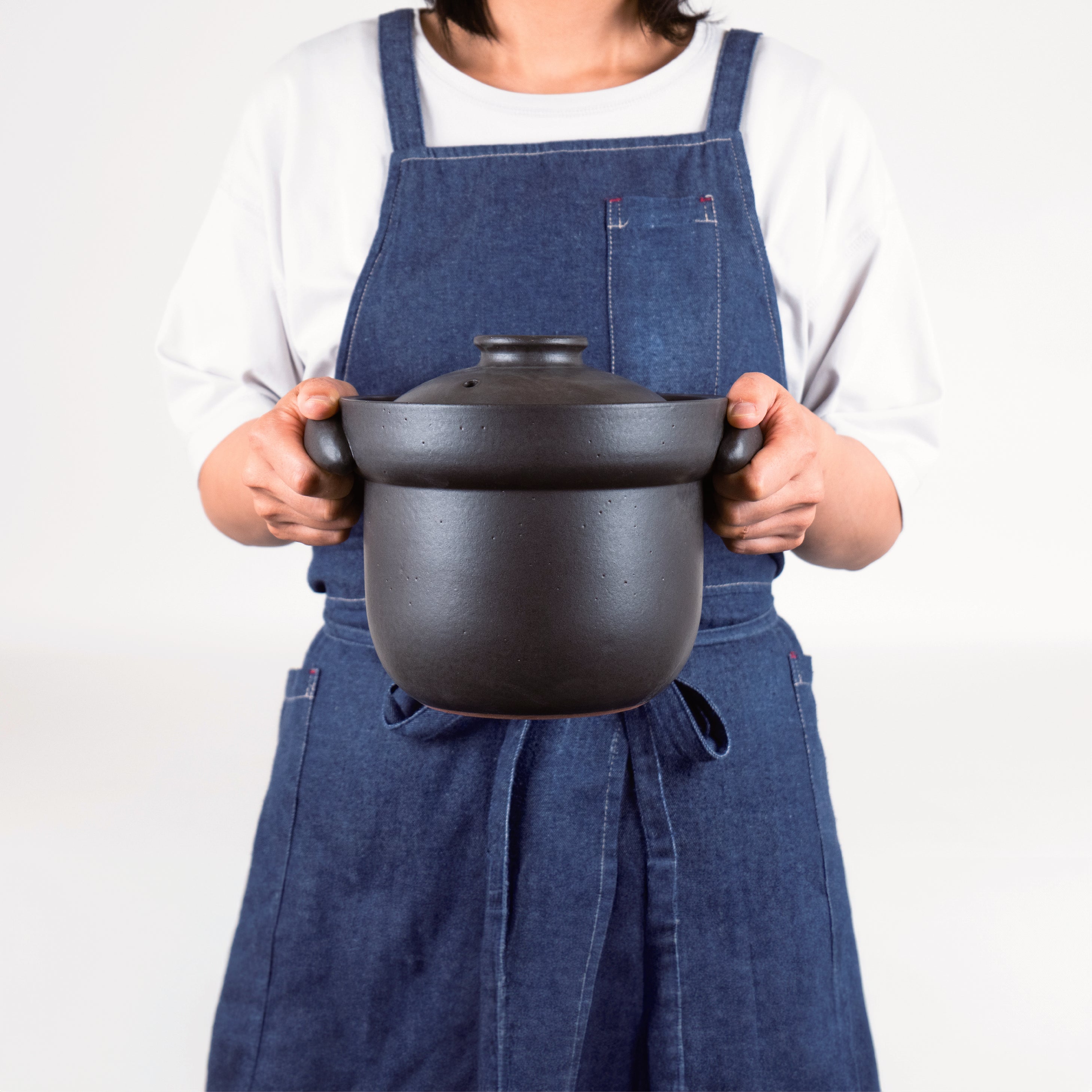 Handcrafted Shigaraki Rice Cooker for 4 Cups in, , – Clay Cooking Utensils, made in Japan