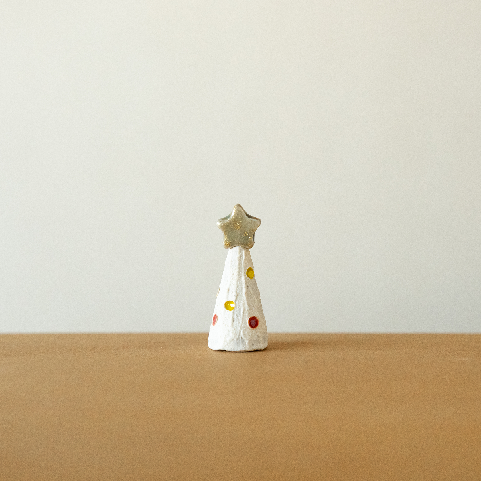 Small Festive Doll-handmade Shigaraki Homeware / Decoration-Christmas-Meizan Kiln