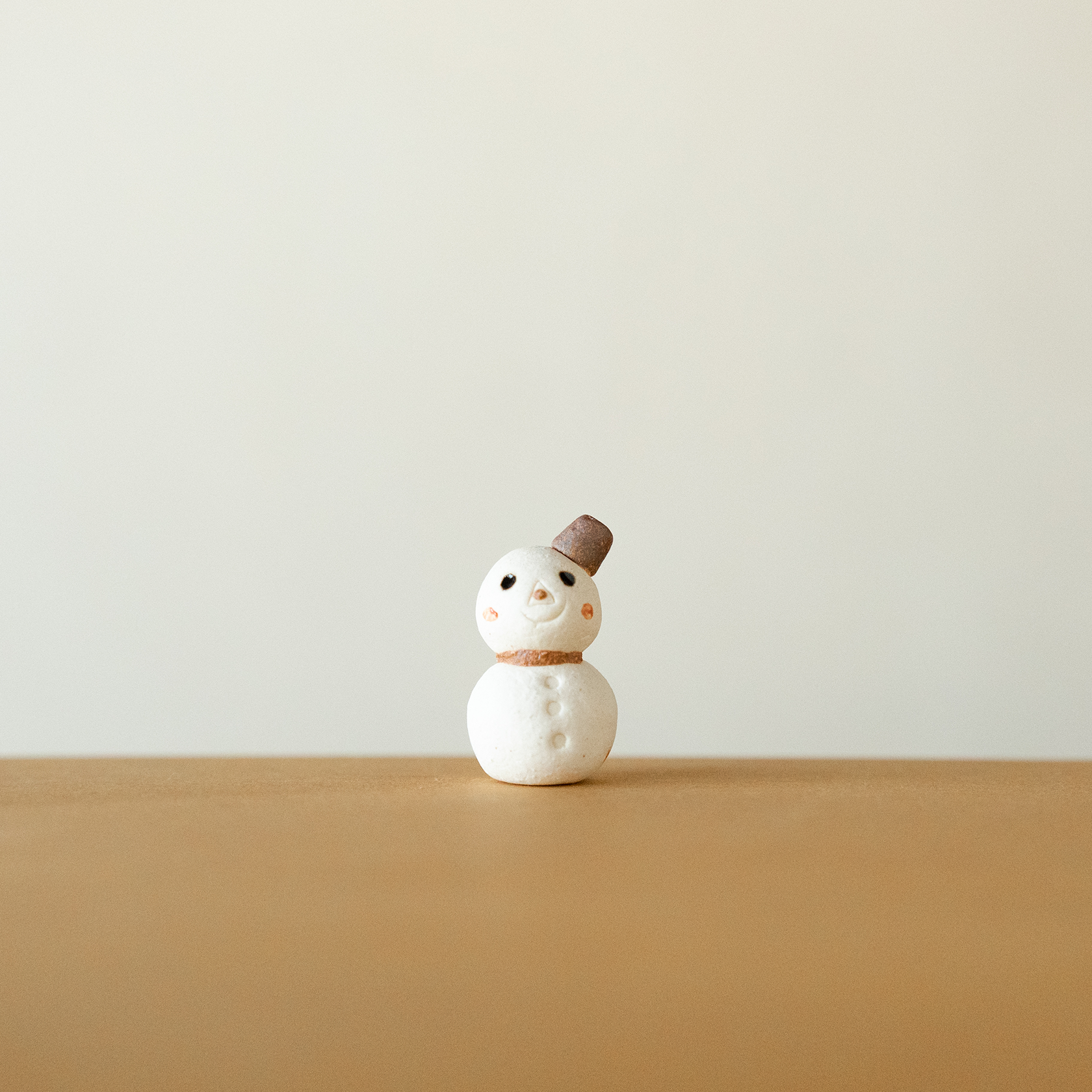 Small Festive Doll-handmade Shigaraki Homeware / Decoration-Christmas-Meizan Kiln