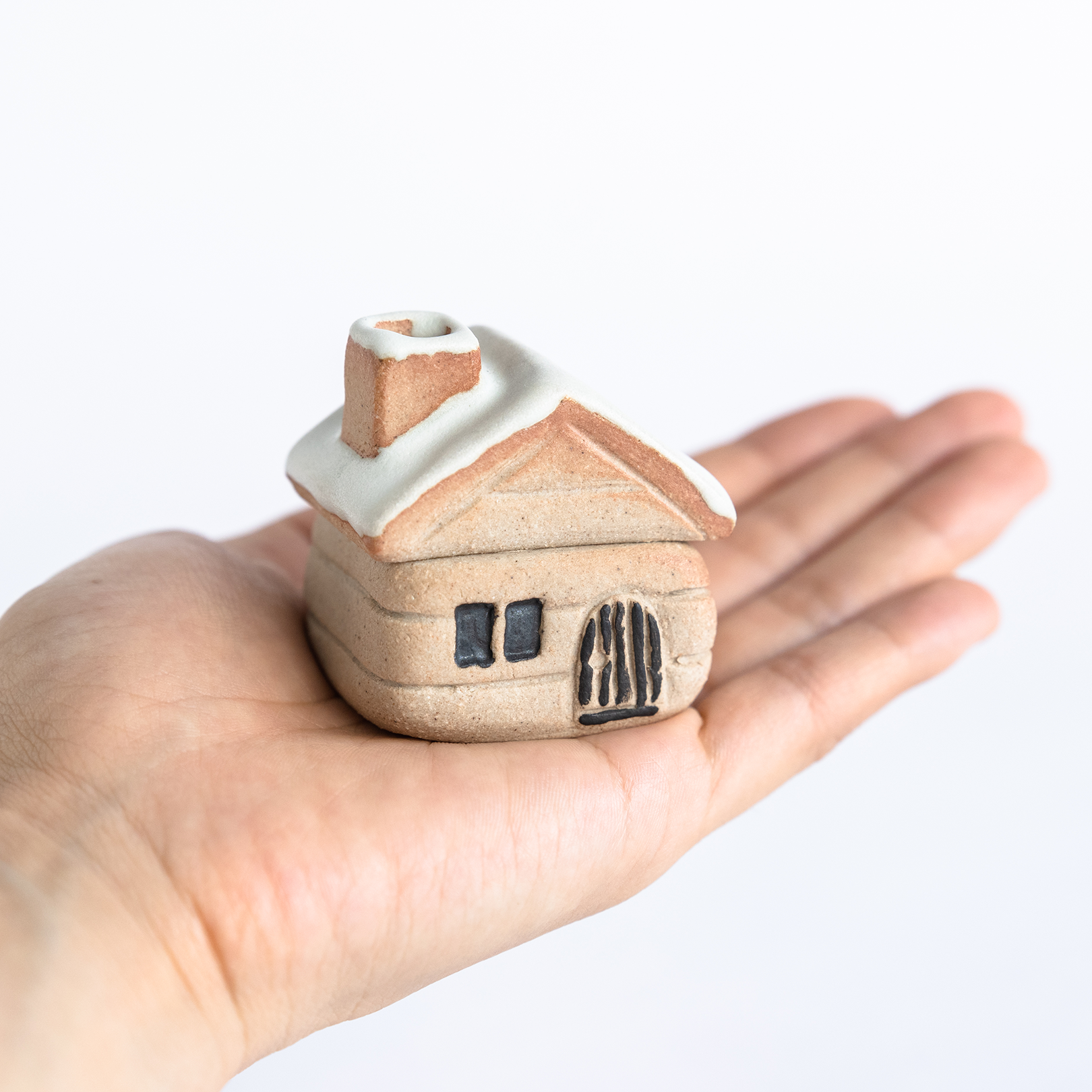 Small Festive Doll-handmade Shigaraki Homeware / Decoration-Christmas-Meizan Kiln