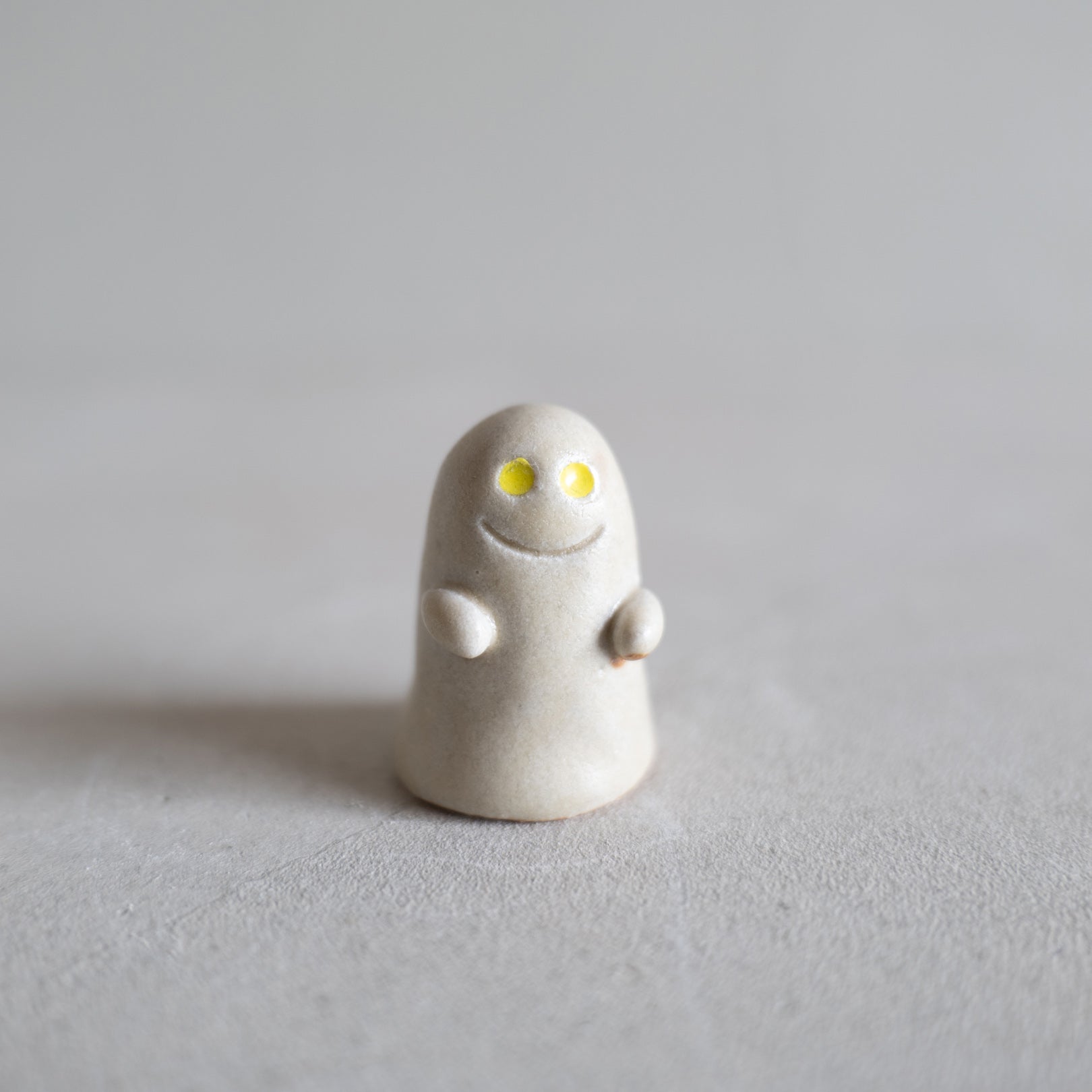 Handcrafted Shigaraki Small Dolls inGhost, , – Halloween, made in Japan