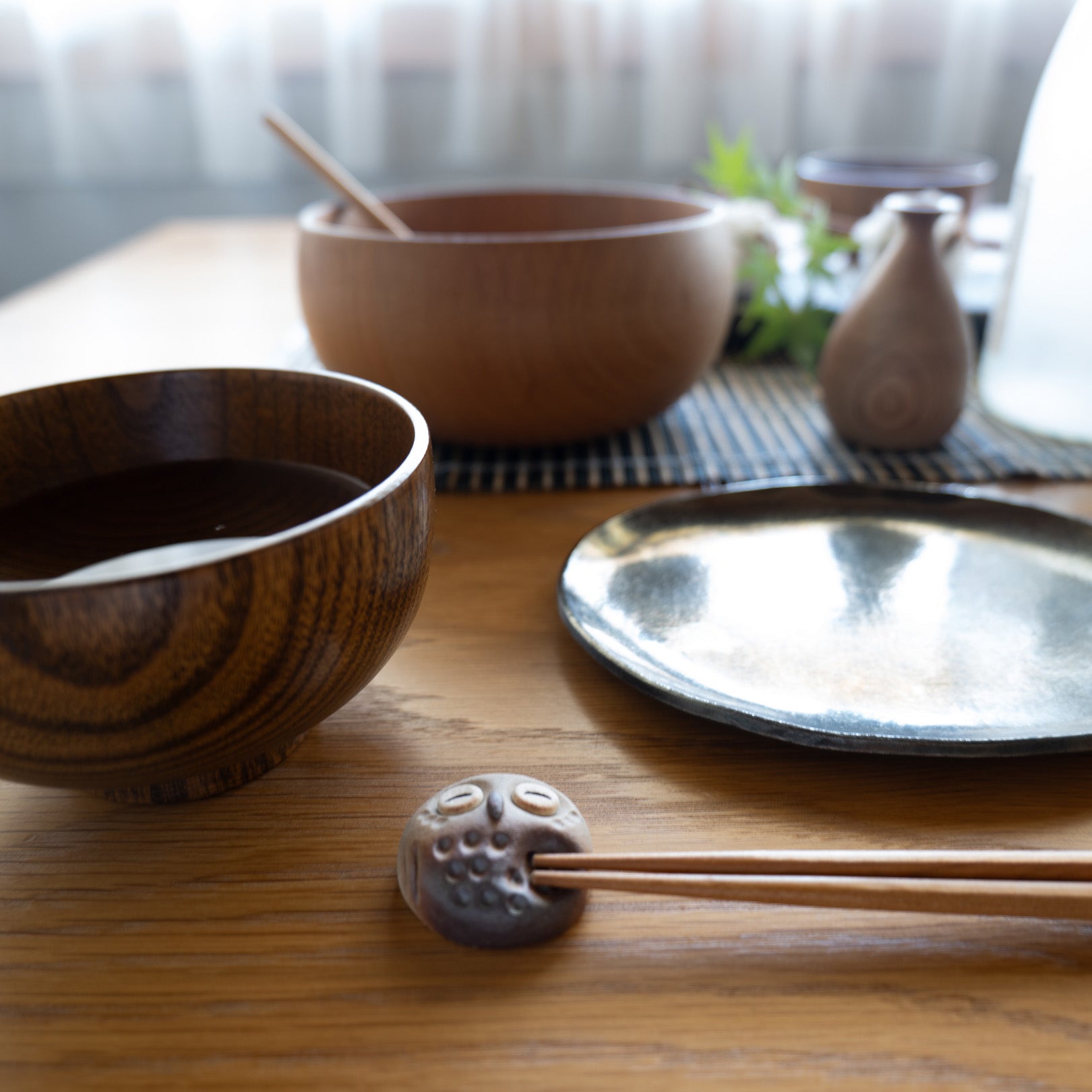 Handcrafted Shigaraki Small Owl Chopstick Rests inPerfectly Round Owl, , – hoccori, made in Japan