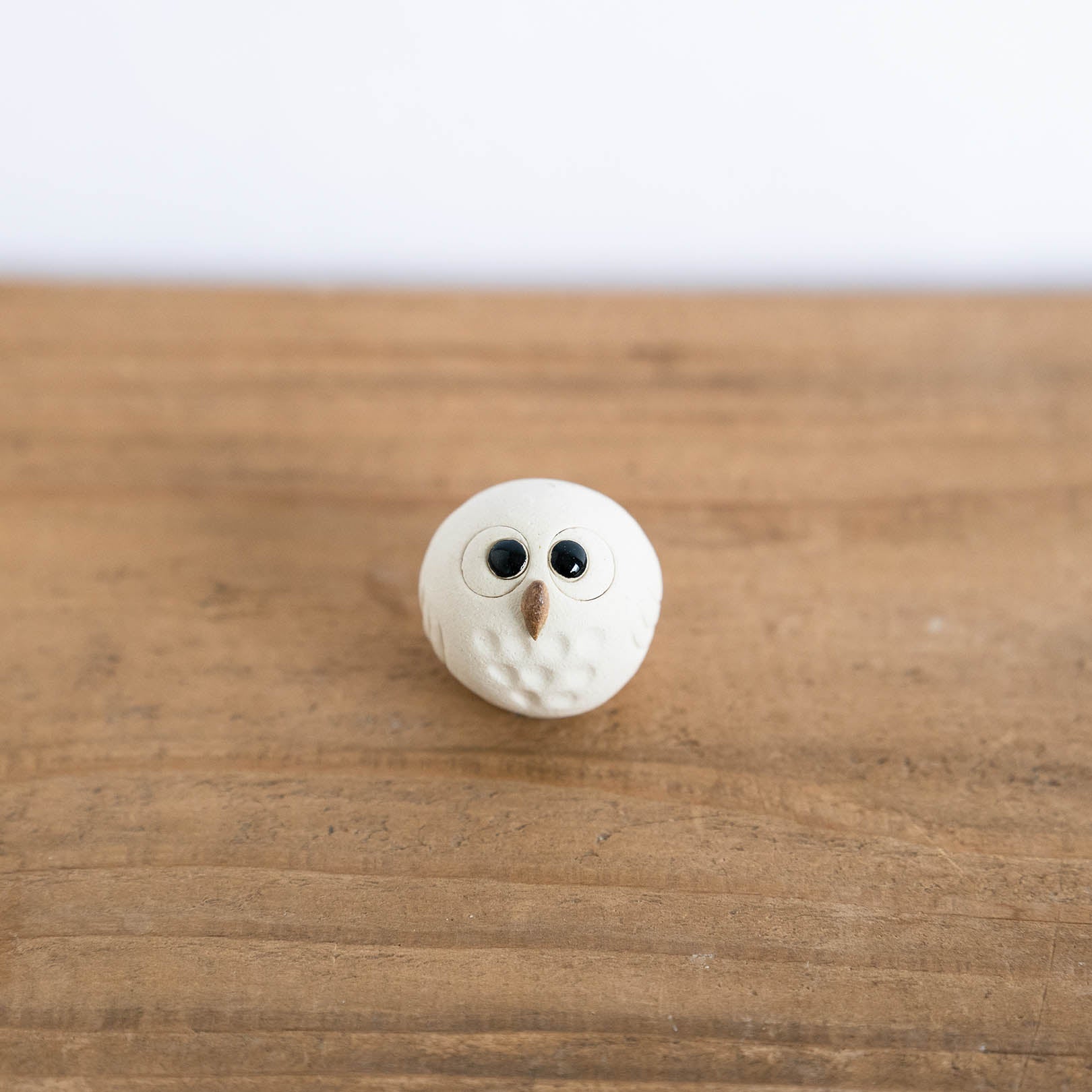Handcrafted Shigaraki Small Owls M inPerfectly Round Owl, , – hoccori, made in Japan