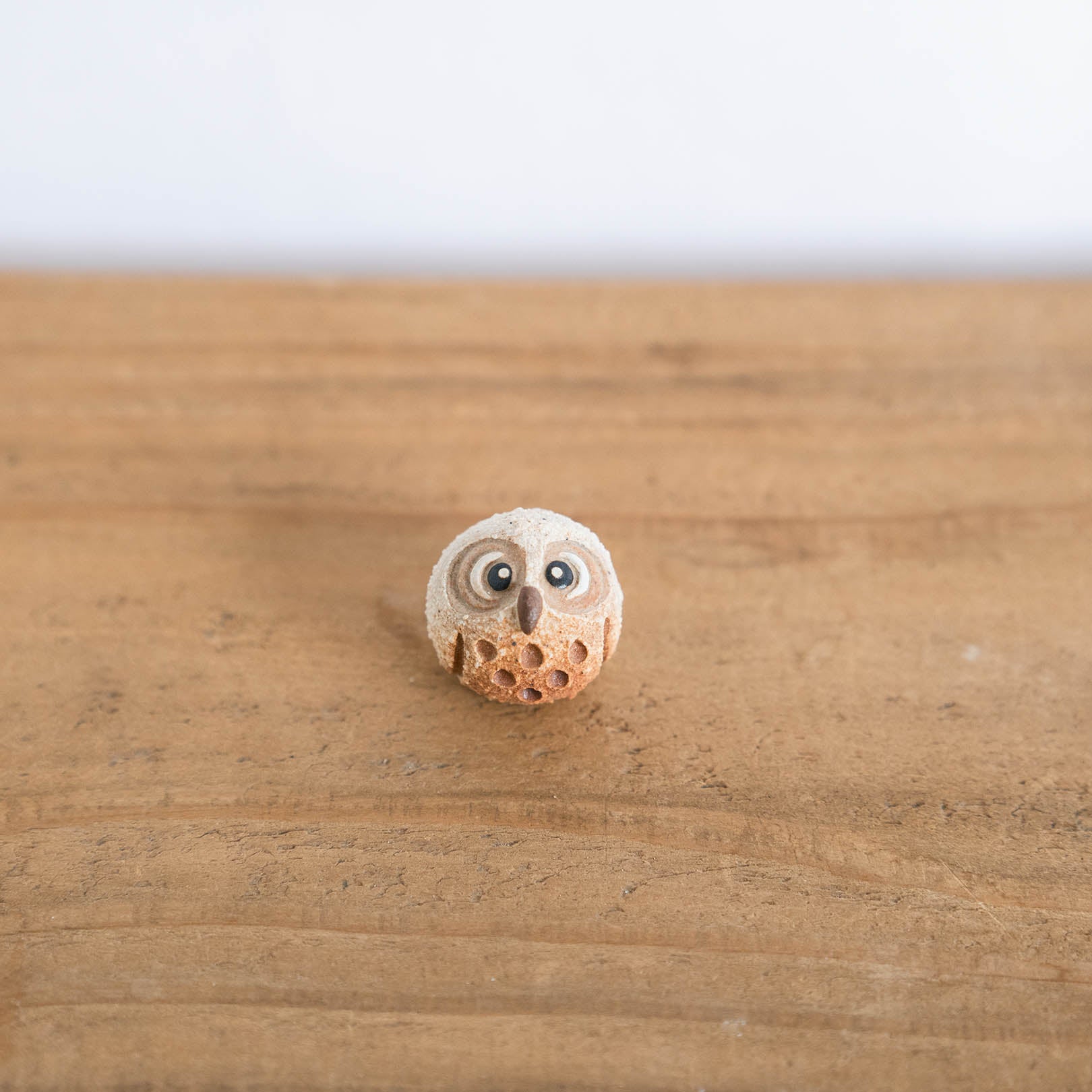 Handcrafted Shigaraki Small Owls S inPerfectly Round Owl, , – hoccori, made in Japan