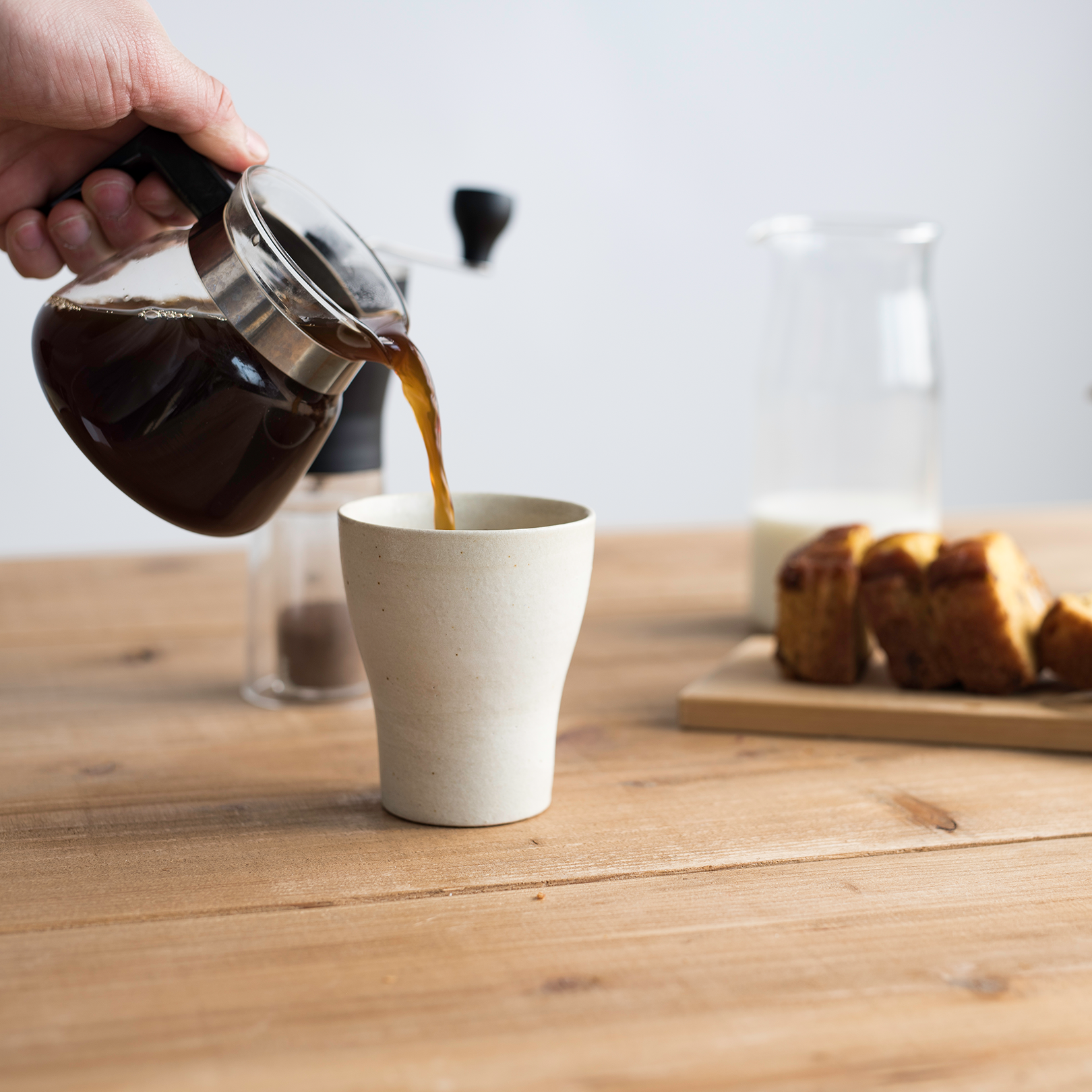 Cup M-handmade Shigaraki Tableware / Cups & Teacups-TEIBAN WARE-Meizan Kiln