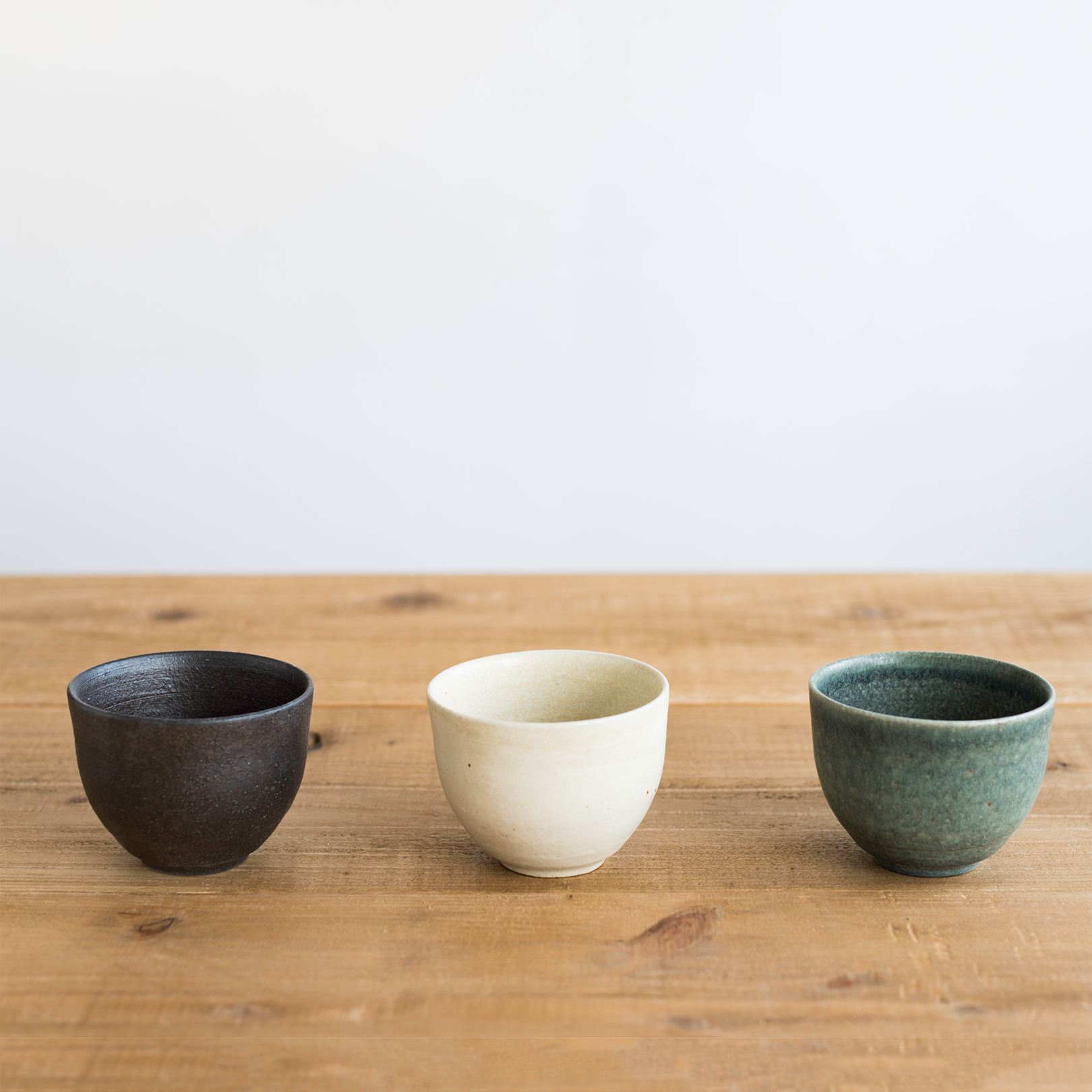 Handcrafted Shigaraki Tea Cup inCeladon, , – TEIBAN WARE, made in Japan
