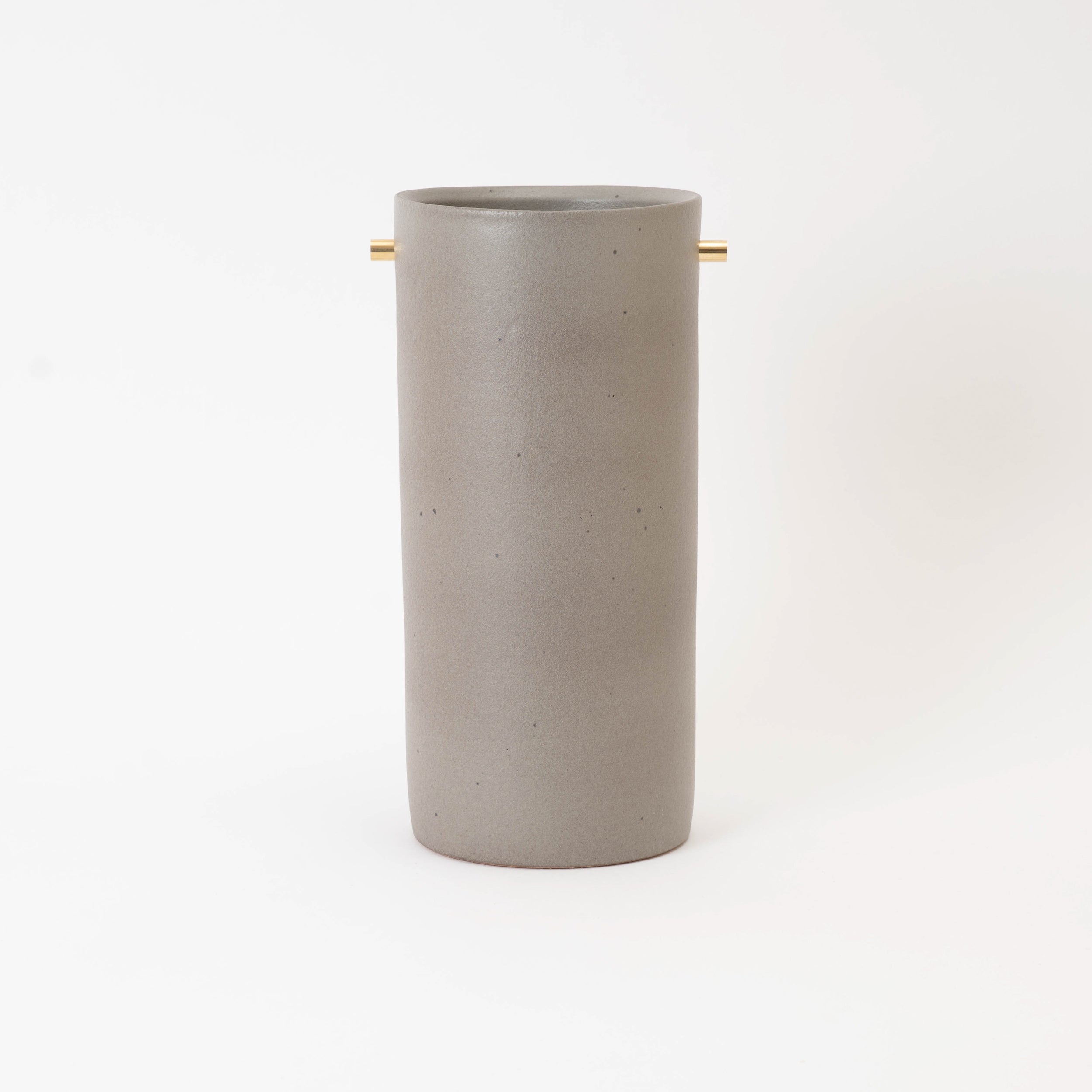 Handcrafted Shigaraki TEOKE vase L inGray, , – HIJICA, made in Japan