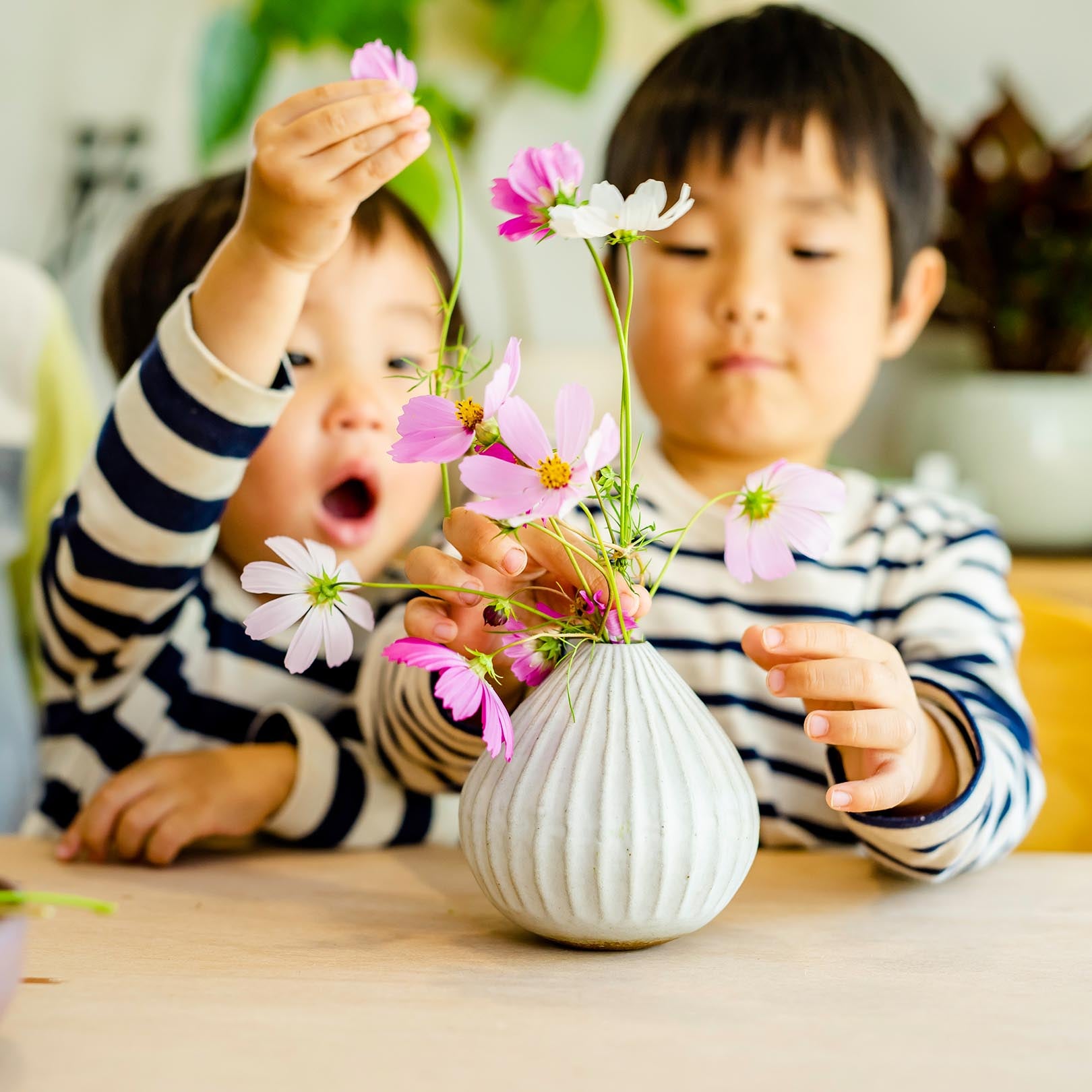 Handcrafted Shigaraki Tumble-Resistant Flower Vase inWhite, , – codomono, made in Japan