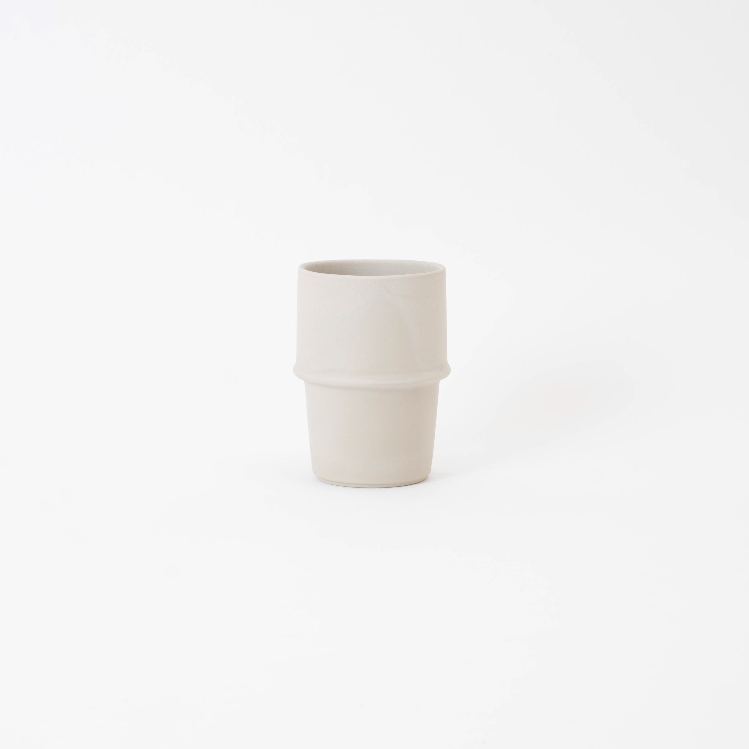 Handcrafted Shigaraki Tumbler 250ml inWhite, , – HIJICA, made in Japan